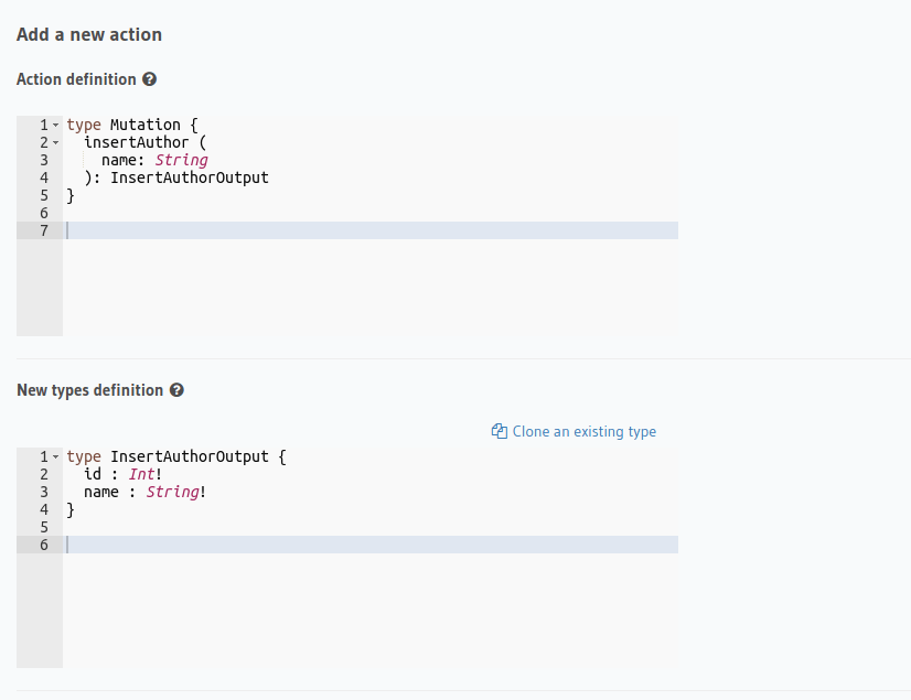 Console derived action types